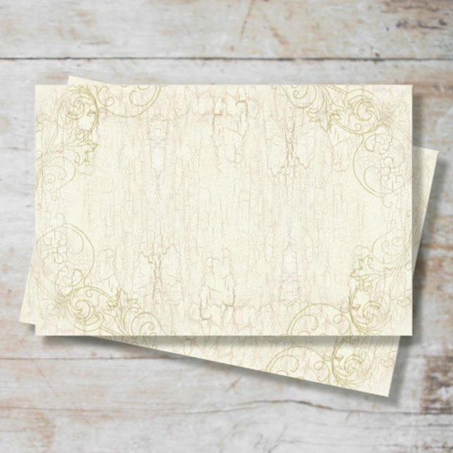 Papier Mousseline Scrolls Aquarelle Cracker Paint Texture Découpage (Créateur téléchargé)