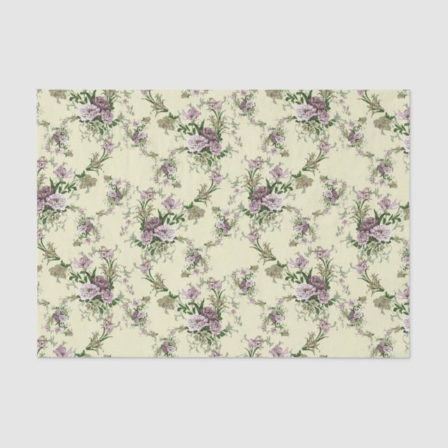 Papier Mousseline seamless floral mix (Recto)