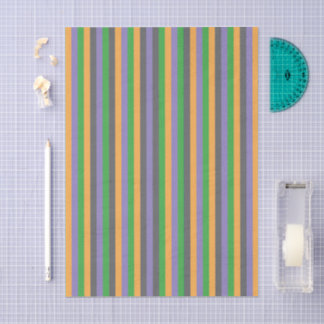 Papier Mousseline Secondary Whimsy Striped Tissue Paper