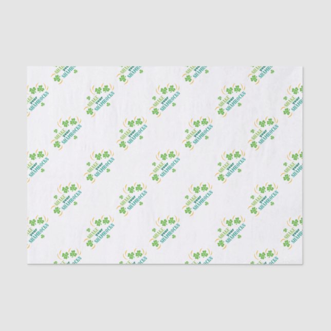 Papier Mousseline Secouer vos Shamrocks (Recto)