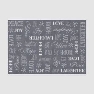 Papier Mousseline Sentiments de vacances Emballage de vacances Papie