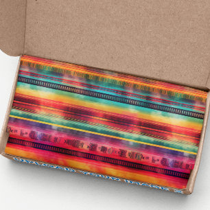 Papier Mousseline Serape Aquarelle Fiesta Couverture mexicaine