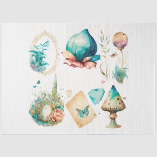 Papier Mousseline Série Alice's Tea Party Design 5