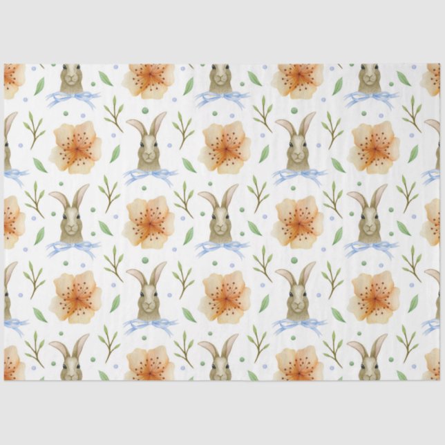 Papier Mousseline Série Bunny de Pâques Design 1 (Recto)