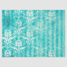 Série de papiers turquoise Ephemera Design 20