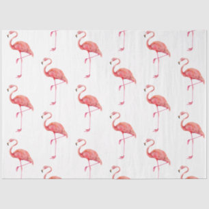 Papier Mousseline Série d'oiseaux tropicaux : Flamant rose Design 2