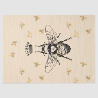 Papier Mousseline Série Tea Garden Bee Design 57