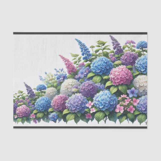 Papier Mousseline serviettes, découpage, papier absorbant à fleurs (Recto)