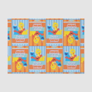 Papier Mousseline Sesame Pals Anniversaire Motif