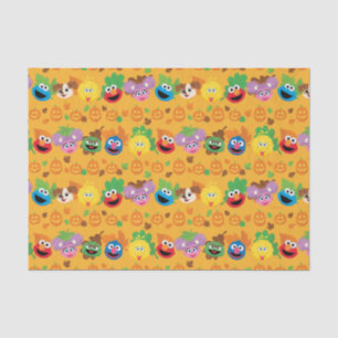 Papier Mousseline Sesame Street Autumn quitte Motif
