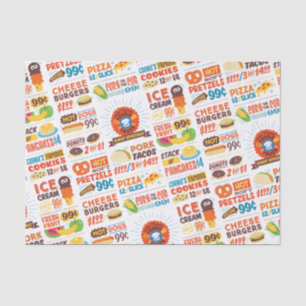 Papier Mousseline Sesame Street Cookie Monster Foodie Camion