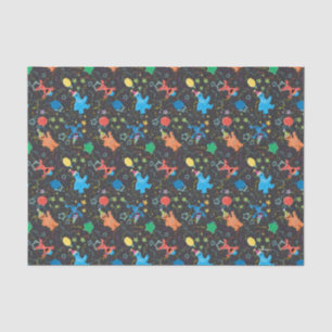 Papier Mousseline Sesame Street Pals Chalkboard Rainbow