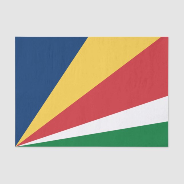 Papier Mousseline Seychelles Flag (Recto)