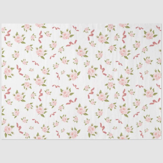 Papier Mousseline Shabby Chic Collage Series Design 11 (Recto)