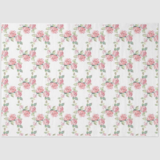 Papier Mousseline Shabby Chic Collage Series Design 13 (Recto)