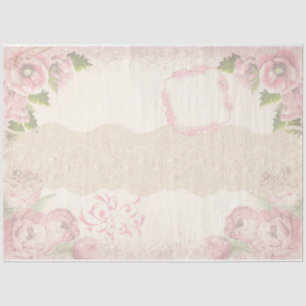 Papier Mousseline Shabby Chic Collage Series Design 17