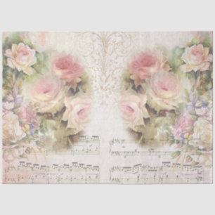 Papier Mousseline Shabby Chic Collage Series Design 4