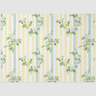 Papier Mousseline Shabby Chic Lemon Floral Series Design #11