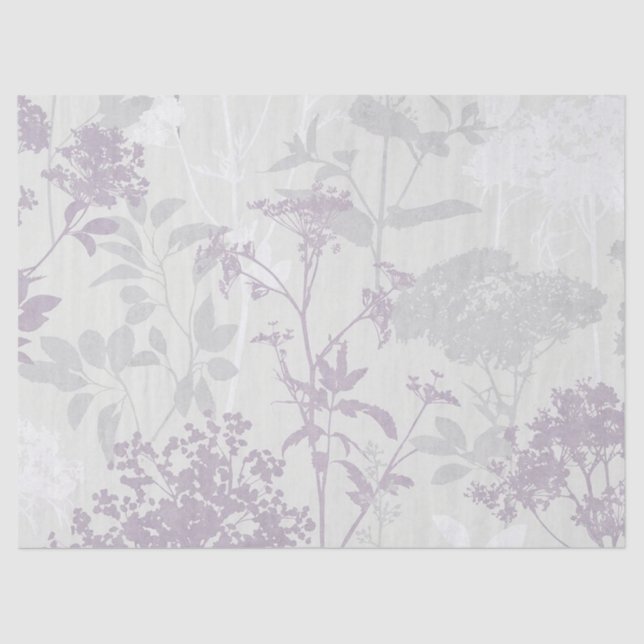 Papier Mousseline Shabby Chic Lilac Series Design 26 (Recto)