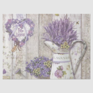 Papier Mousseline Shabby Chic Lilac Series Design 28
