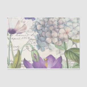 Papier Mousseline Shabby Chic Lilac Series Design 4