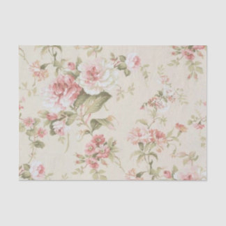 Papier Mousseline Shabby Chic Rose Series Design 17