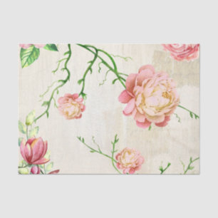 Papier Mousseline Shabby Chic Rose Series Design 2