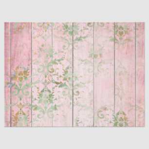Papier Mousseline Shabby Chic Wood Series Design 12