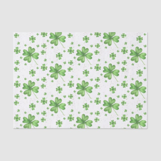 Papier Mousseline Shamrock (Recto)