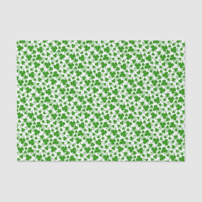Papier Mousseline Shamrock fou (Recto)