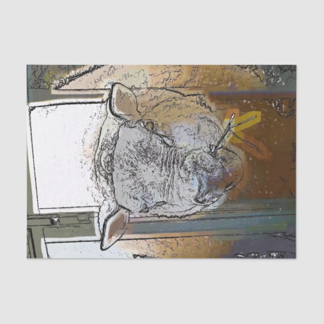 PAPIER MOUSSELINE SHEEP (Recto)