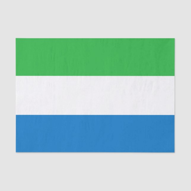 Papier Mousseline Sierra Leone Flag (Recto)