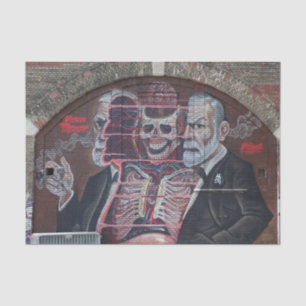 Papier Mousseline Sigmund Freud Street Art