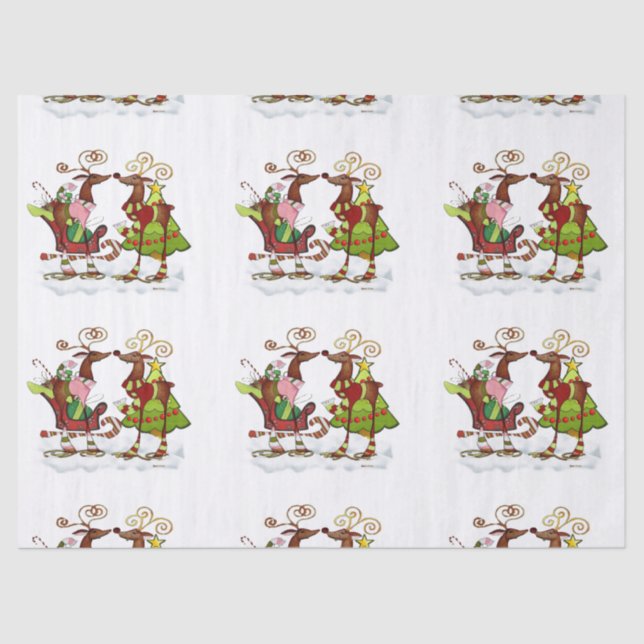 Papier Mousseline Silencieux Whimsey Christmas Mooks (Recto)