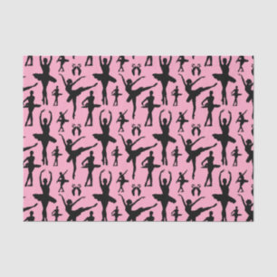 Papier Mousseline Silhouette de ballerine