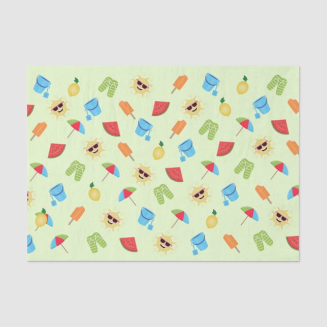 Papier Mousseline Simplement été (Recto)