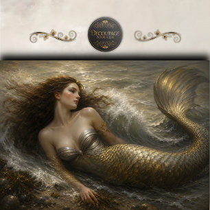 Papier Mousseline Siren de Stormwave Découpage