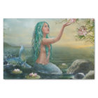 sirène d'une chevelure verte