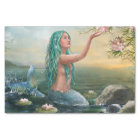 sirène d'une chevelure verte