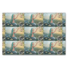 sirène d'une chevelure verte