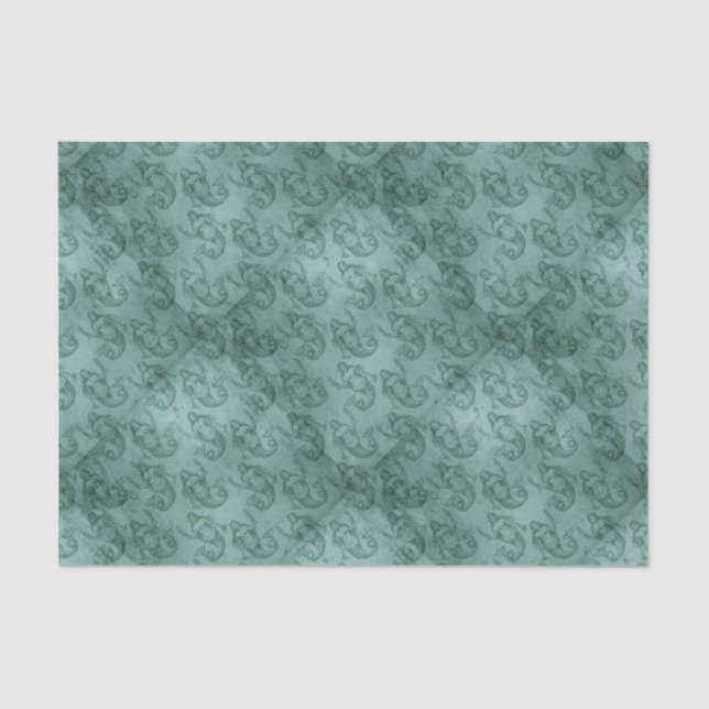 Papier Mousseline Sirène vintage (Recto)