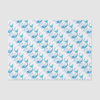 Papier Mousseline Sirènes et margarita enveloppant des