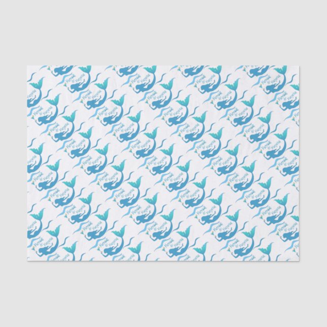 Papier Mousseline Sirènes et margarita enveloppant des (Recto)