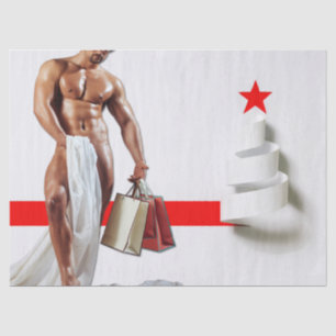 Papier Mousseline SlipperyJoe's Christmas shopping livre blanc spira