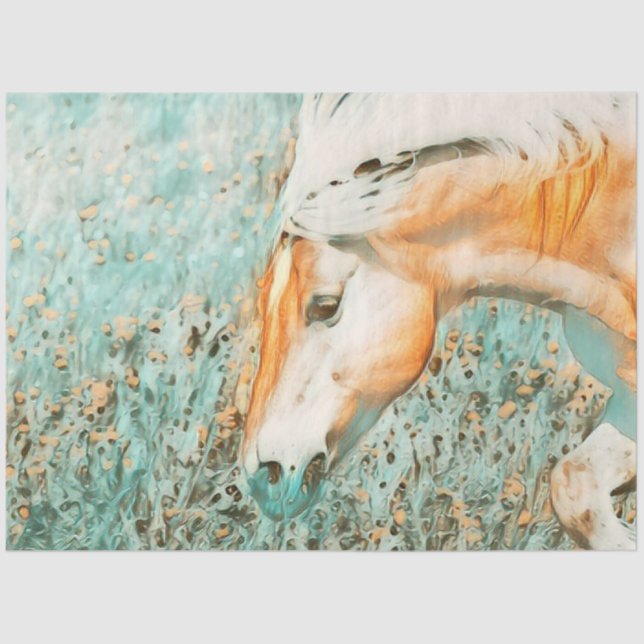 Papier Mousseline smartmix animal - cheval 1 (Recto)