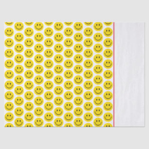 Papier Mousseline Smile Face Deux Tone Happy Get Well Thinking of Yo