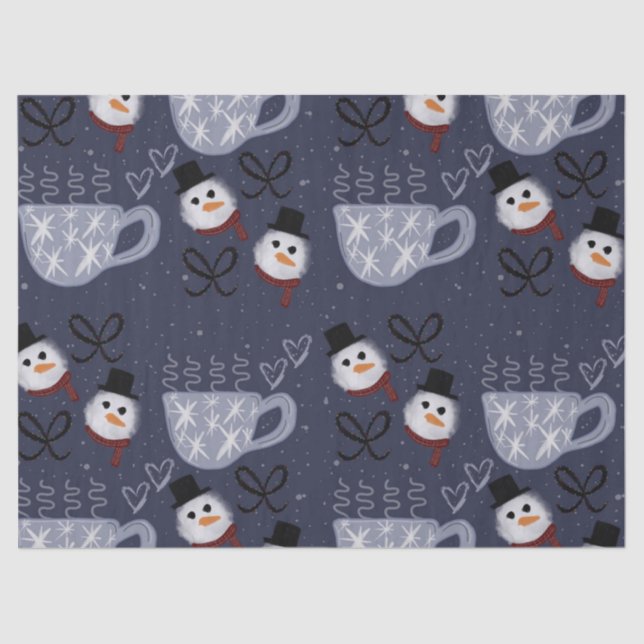 Papier Mousseline Snow Day (Recto)