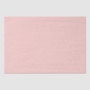 Papier Mousseline Snowflakes Whimsical Motif de Noël Pastel Pink