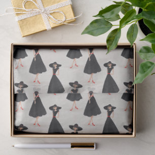 Papier Mousseline Société de la Petite Robe Noire Mode Mignonne et F