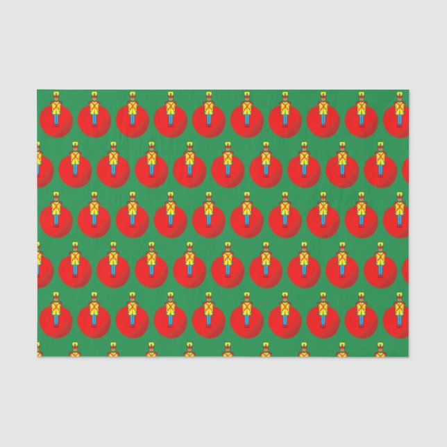 Papier Mousseline Soldat de jouets (Recto)